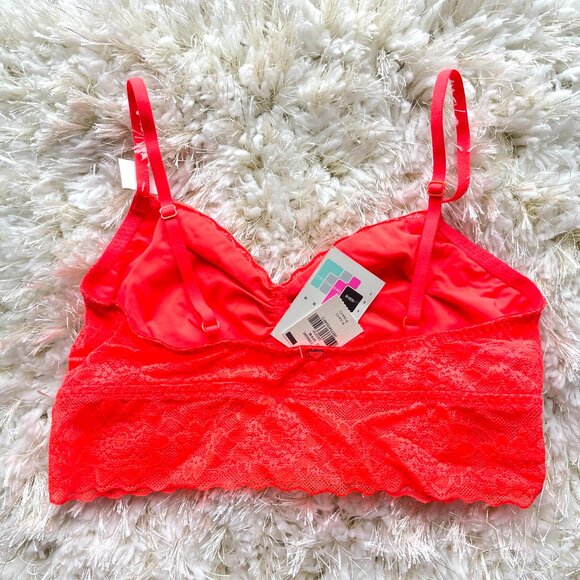 New Victoria's Secret Pink Lace Bralette Small AA-C NWT - Picture 3 of 8